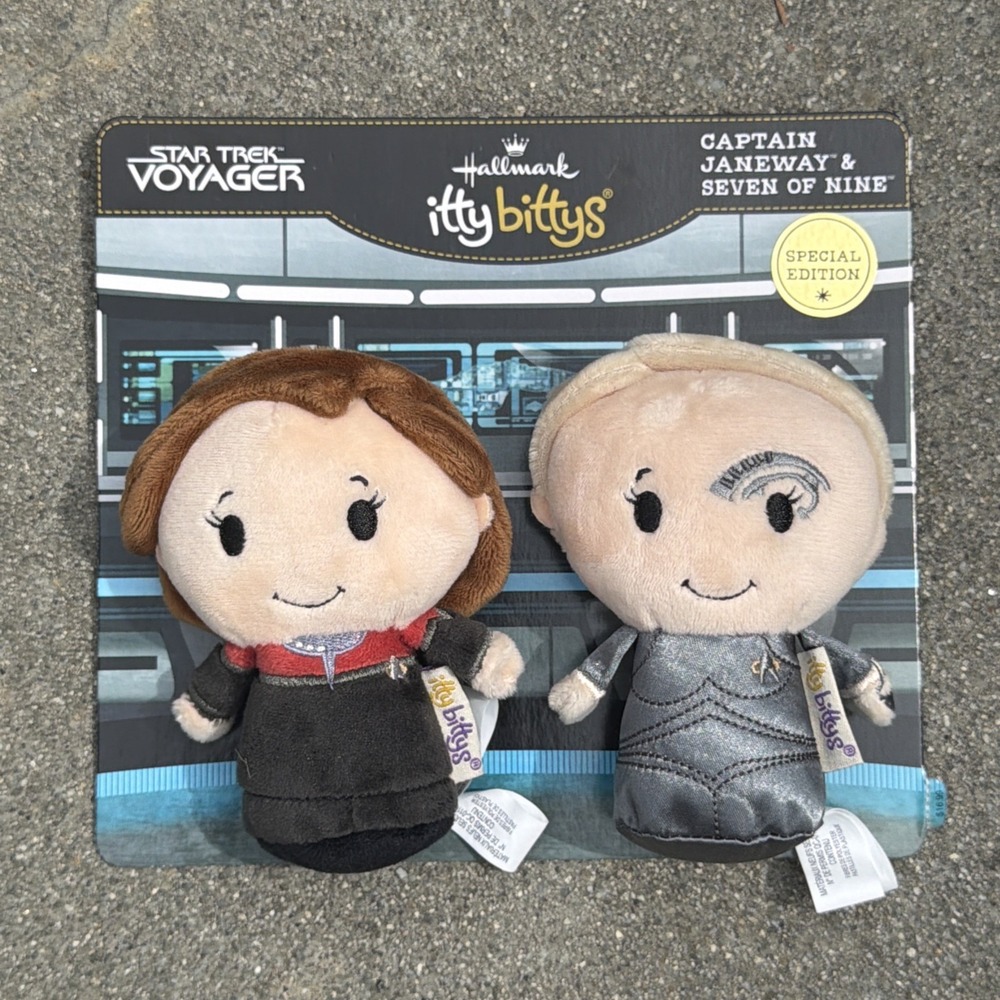 New STAR TREK Voyager Captain Janeway, Seven of Nine Itty Bittys SPECIAL EDITION